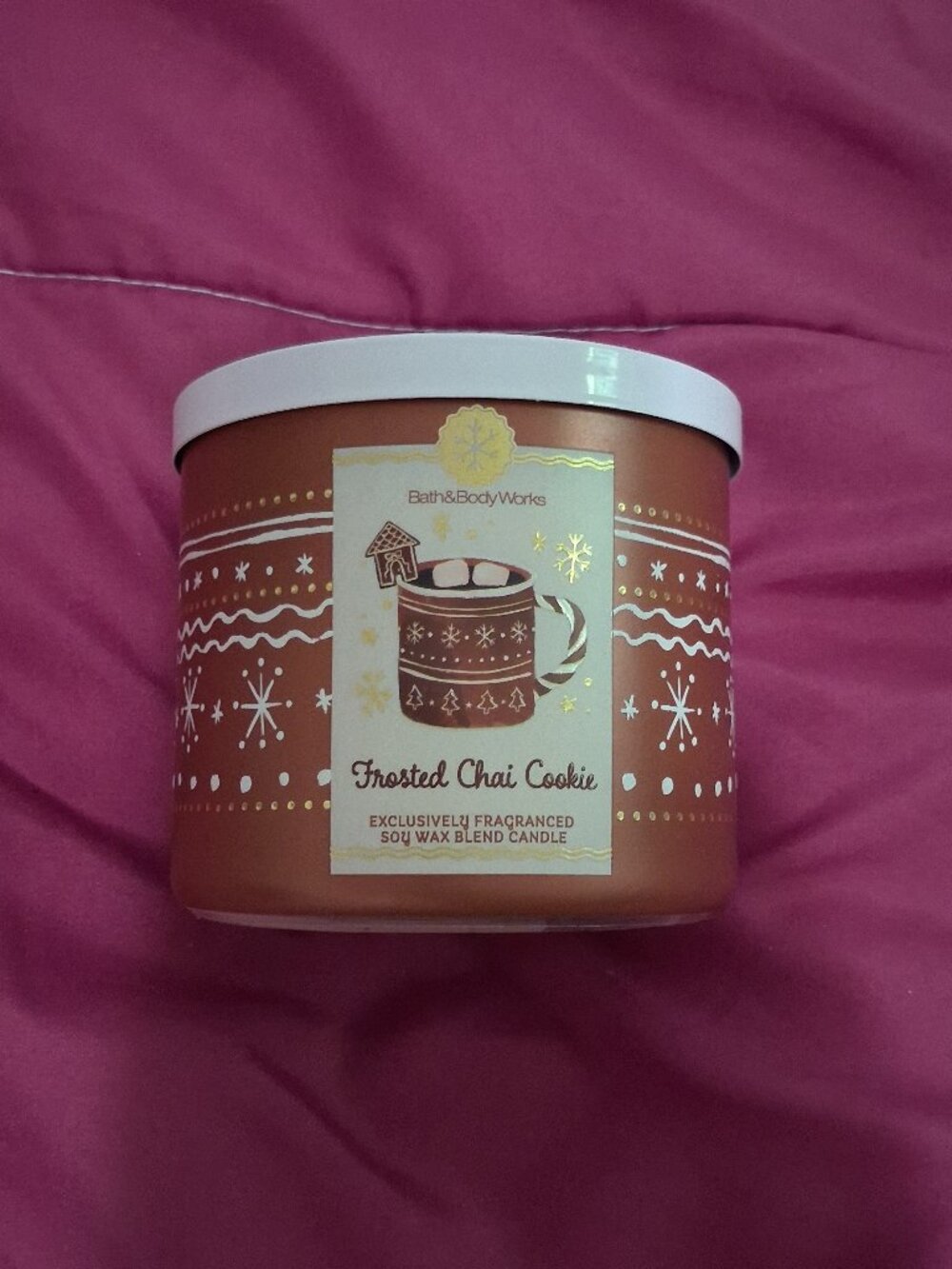 B&BW 3 Wick Candle - Frosted Chai Cookie